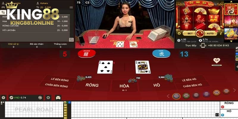 Game rồng hổ tại King88 vô cùng hấp dẫn